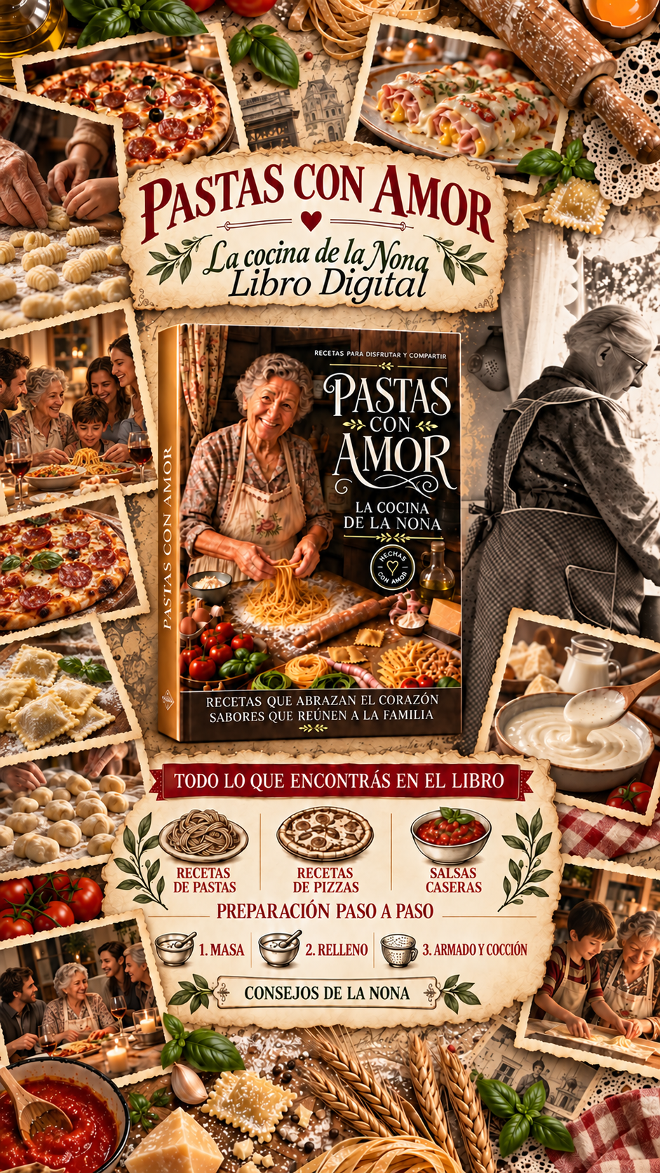 PASTAS CON AMOR